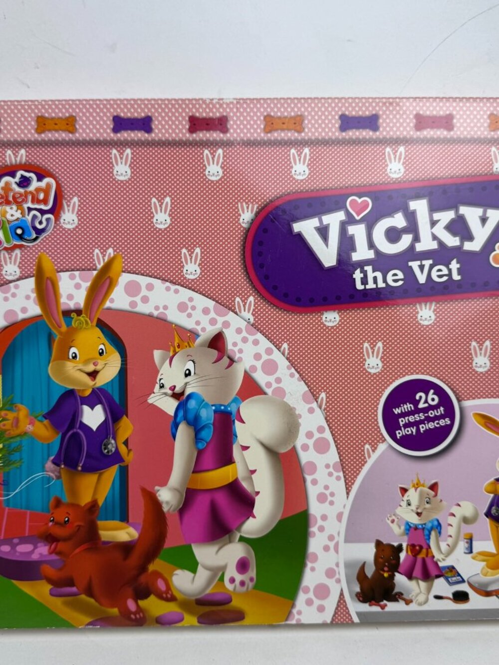 Pretend & Play Vicky The Vet Interactive Storybook 26 Pieces 9782897690441